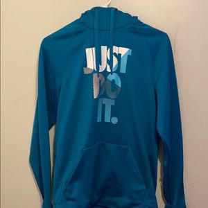 Blue Nike sweatshirt